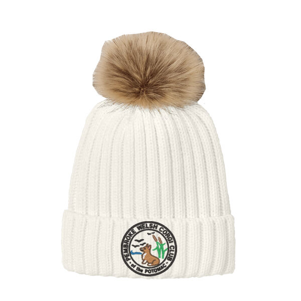 PWCCP Faux Fur Pom Beanie Thumbnail